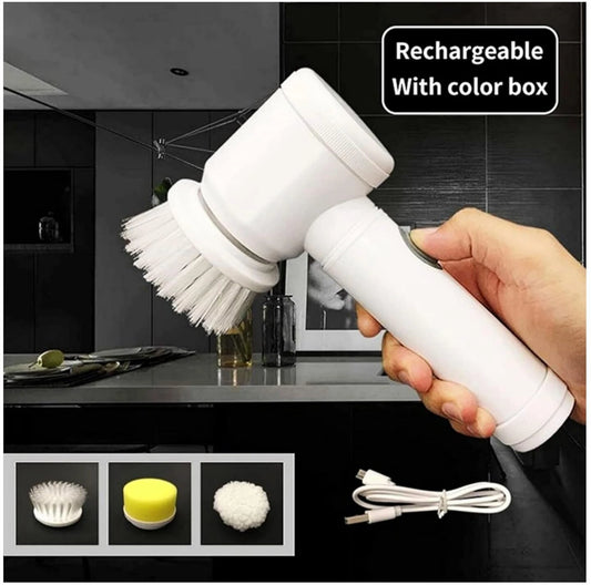 High-Speed Spin Magic Scrubber 5-in 1 for Deep Cleaning