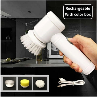 High-Speed Spin Magic Scrubber 5-in 1 for Deep Cleaning